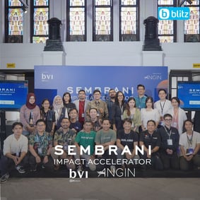 Blitz participated in the Sembrani Impact Accelerator program held by BRI Ventures and ANGIN.