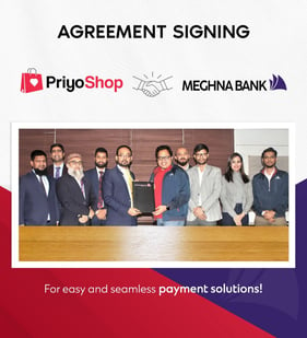 Priyoshop and Megha bank team partnered to streamline and digitalize the cash collection process