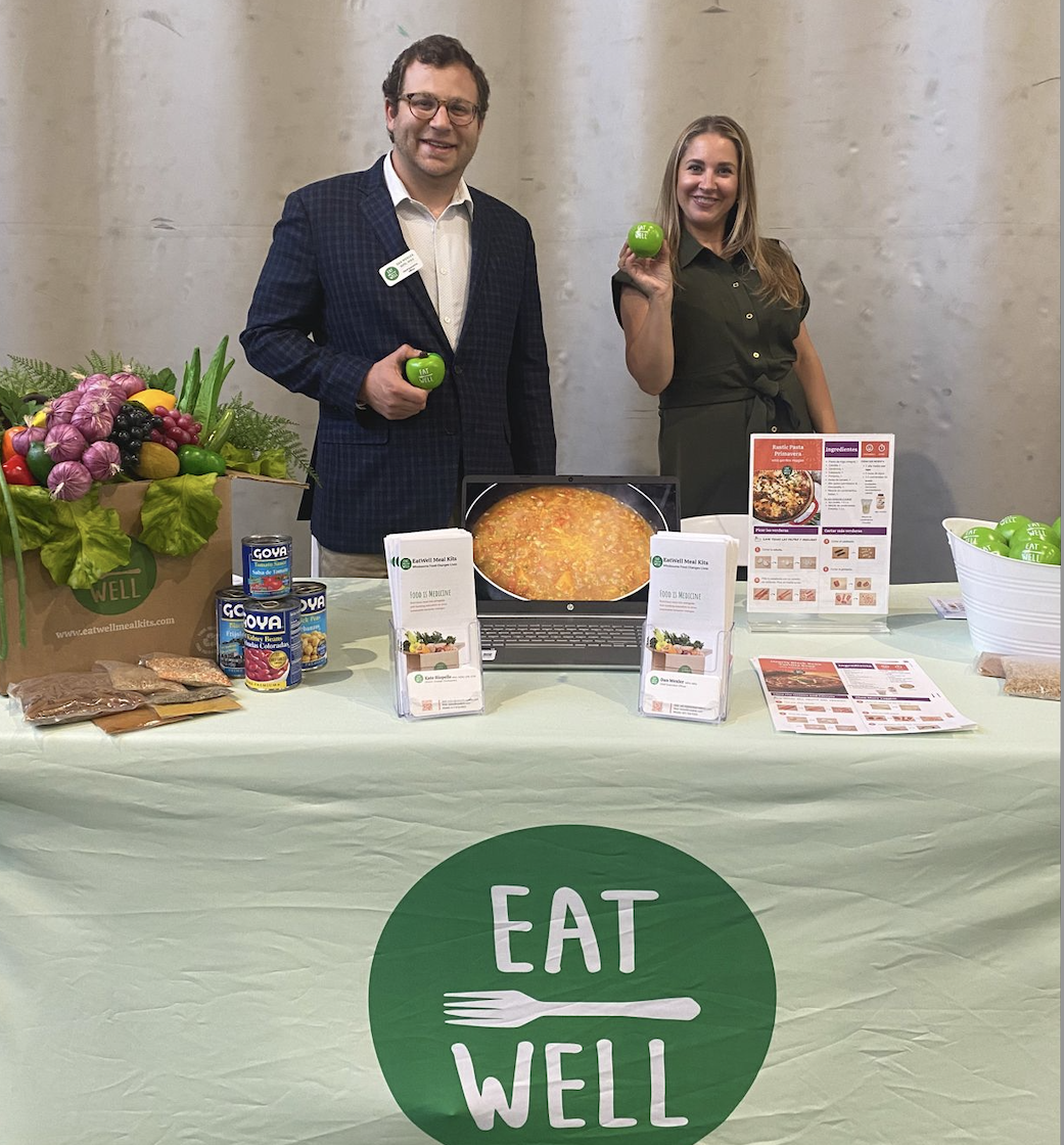 eatwell team at an interactive workshop on food