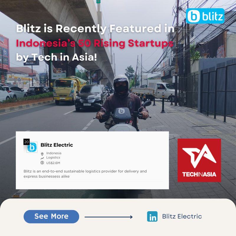 blitz electric Tech in Asia's 50 rising startups