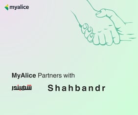 Showcasing MyAlice partnered with Shahbandr.