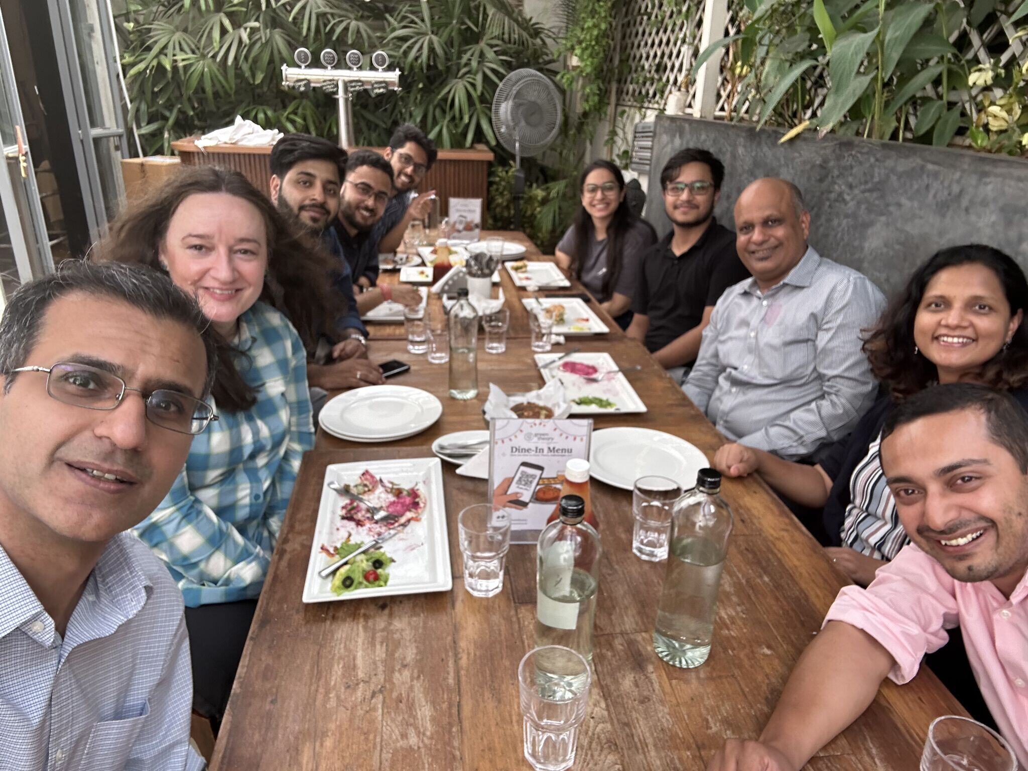 Cohort lunch with Sachindra Rudra, previously CIO at Acumen