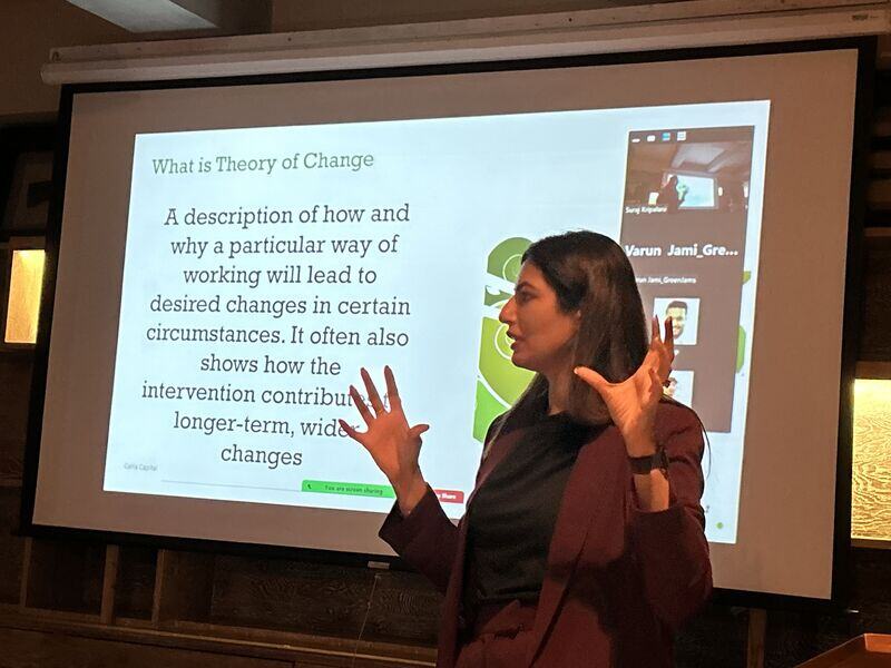 Theory of Change workshop presented by Shruthi Cauvery Iyer