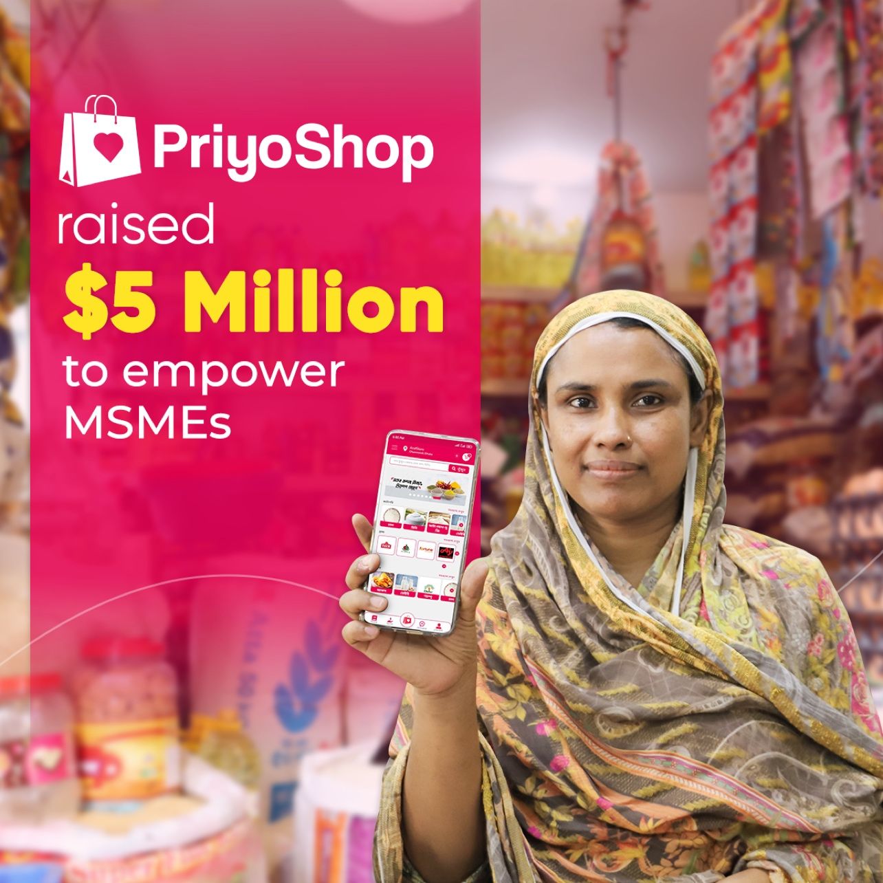 priyoshop raised $5 million to empower MSMEs